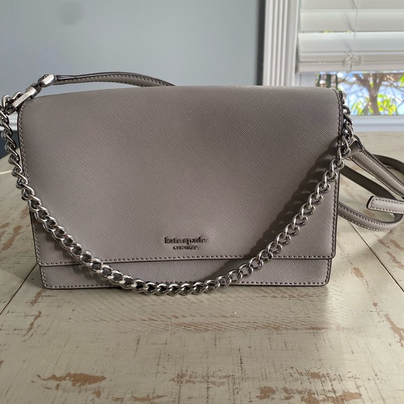 kate spade Handbags - ♠️Gray Kate Spade Crossbody Bag